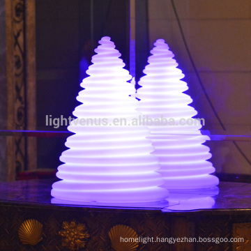 Christmas ornaments LED glowing tower lamp led Christmas tree decorations USB rechargeable used indoor/outdoor